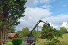 Évacuation de déchets broyage